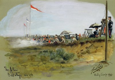 The Albert - First Stage, 900 yards, Bisley Camp, 1893 by Cecil Cutler